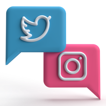 Online Chat  3D Icon