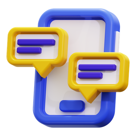 Online-Chat  3D Icon