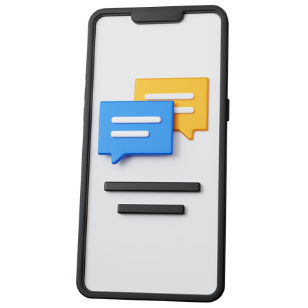 Online-Chat  3D Icon