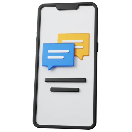 Online-Chat  3D Icon