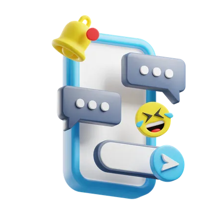 Online-Chat  3D Icon