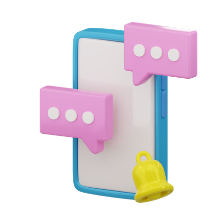 Online Chatting  3D Icon