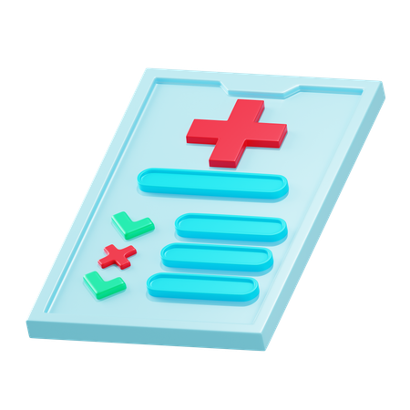 オンラインチェックアップ  3D Icon