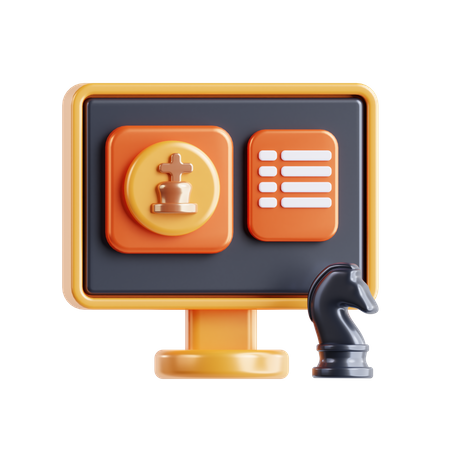 Online Chess  3D Icon