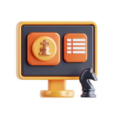 Online Chess  3D Icon