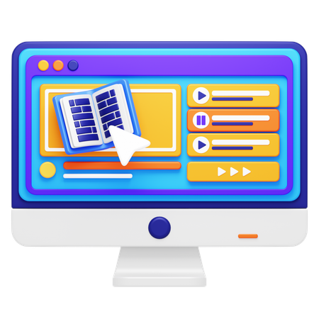 オンラインクラス  3D Icon