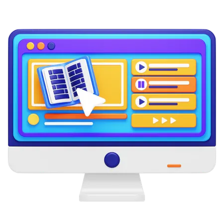 オンラインクラス  3D Icon