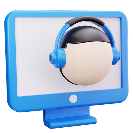 Online Class  3D Icon