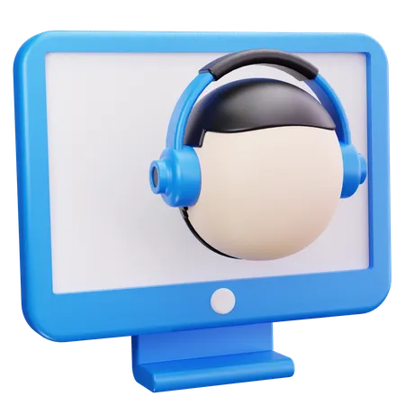 Online Class  3D Icon