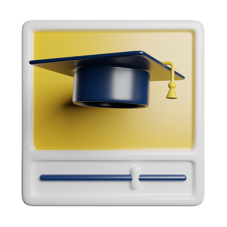 Online Class  3D Icon