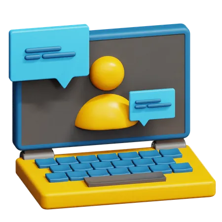 Online Classes  3D Icon