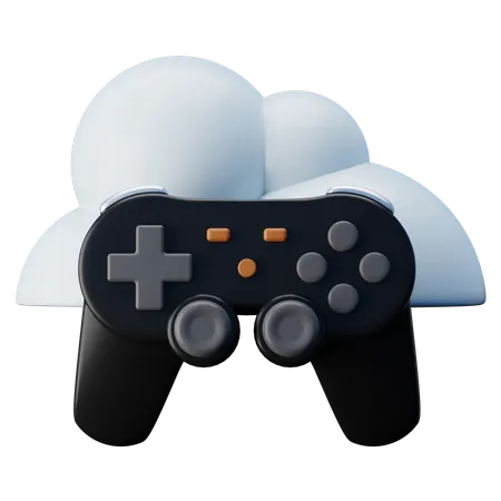 Online-Cloud-Gaming  3D Icon