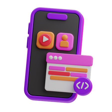 Online Code  3D Icon