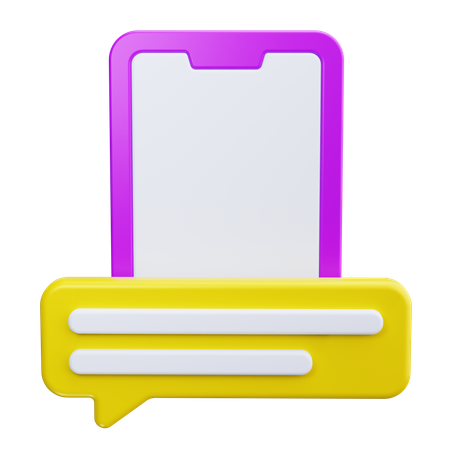 Online Communication  3D Icon