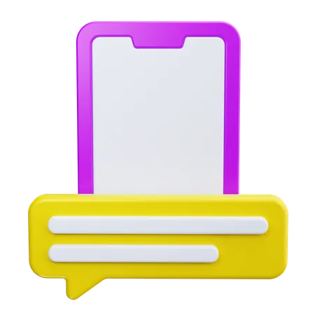 Online Communication  3D Icon