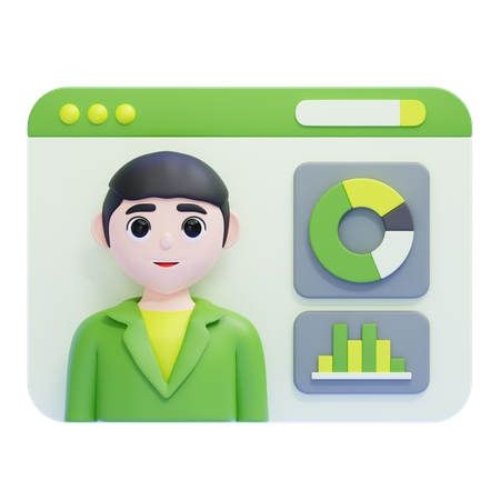 Online Consulting  3D Icon