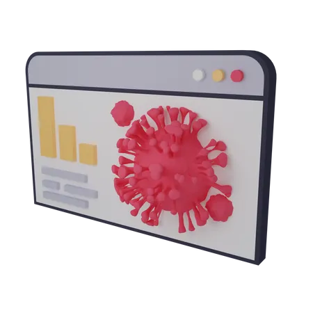Exclusive Corona Virus Windows Chart For Your Projects Only On Iconscout 3D Illustration