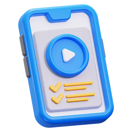 Online Course  3D Icon