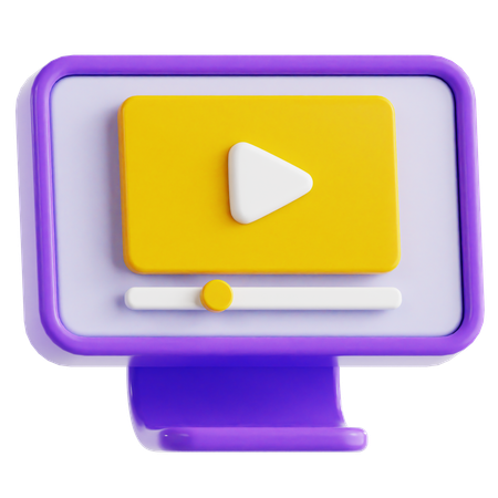 Online Courses  3D Icon