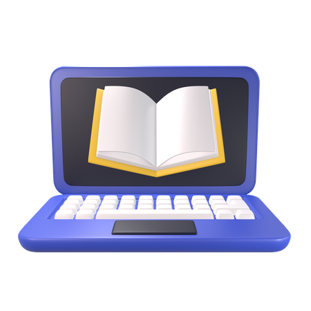 Online Courses  3D Icon