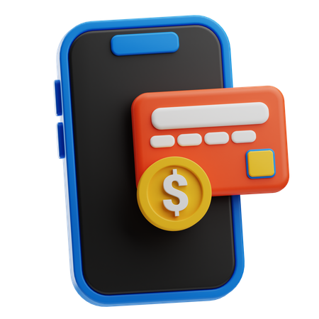 Online Credit Card  3D Icon