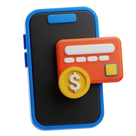 Online Credit Card  3D Icon