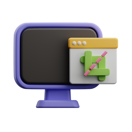 Online Crop  3D Icon