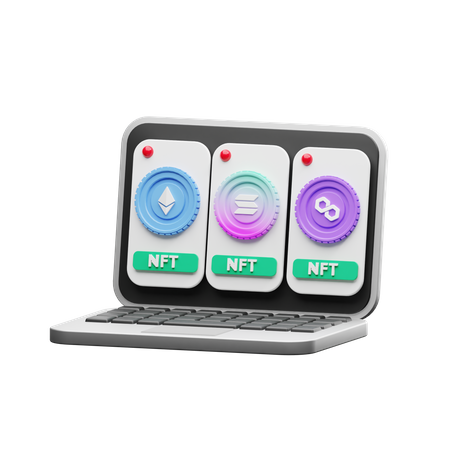 Online crypto platform  3D Icon