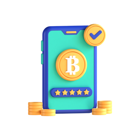 Online Crypto Rating  3D Icon