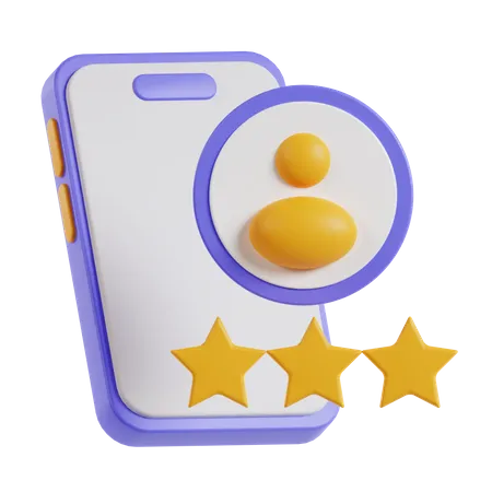 Online Customer Review  3D Icon