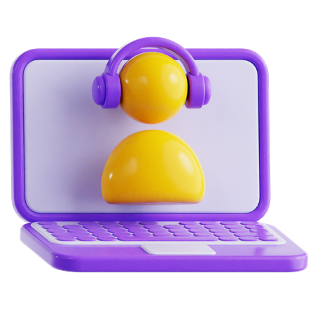 Online Customer Service  3D Icon