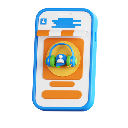 Online Customer Service  3D Icon