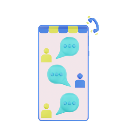 Online Customer Service  3D Icon