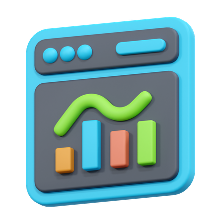 Online data  3D Icon