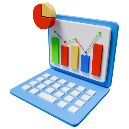 Online Data Analysis  3D Icon