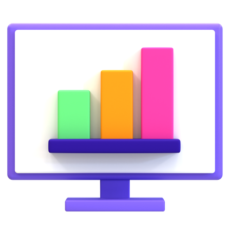 Online Data Analysis  3D Icon