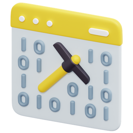 Online Data Mining  3D Icon