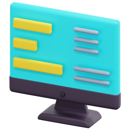 Online Data Report  3D Icon