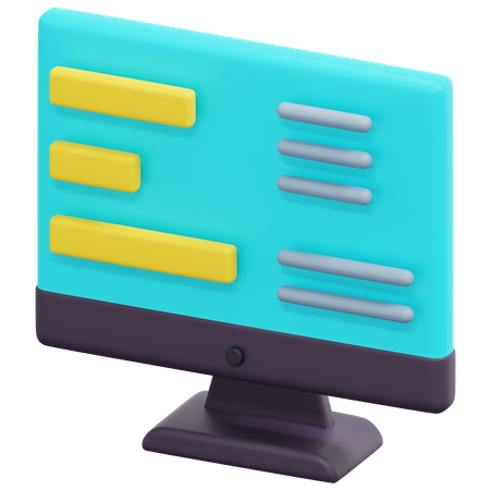 Online Data Report  3D Icon