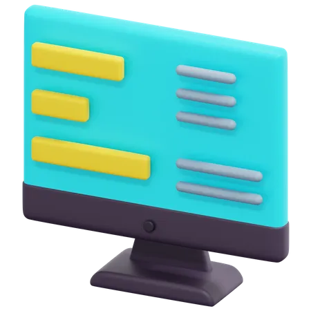Online Data Report  3D Icon