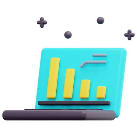 Online Data Representation  3D Icon