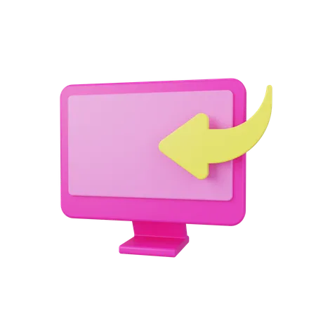 Online Data Transfer  3D Icon