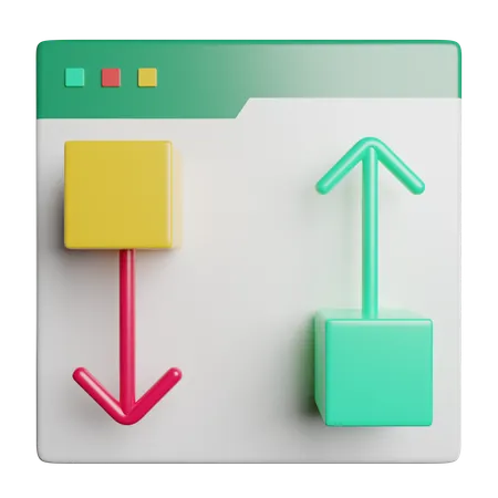 Online Data Transfer  3D Icon