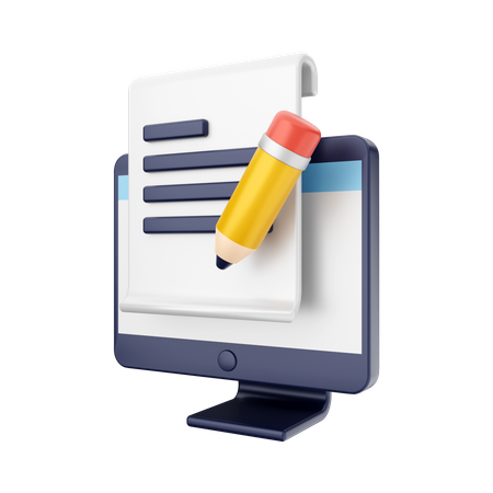 Online-Datei bearbeiten  3D Icon