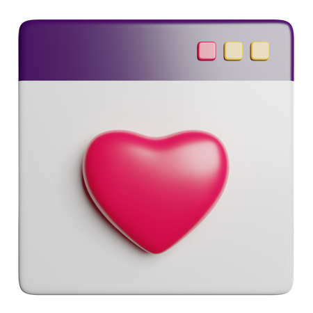 Online-Dating  3D Icon