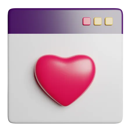 Online-Dating  3D Icon