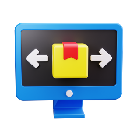 Online delivery  3D Icon