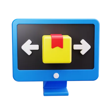 Online delivery  3D Icon