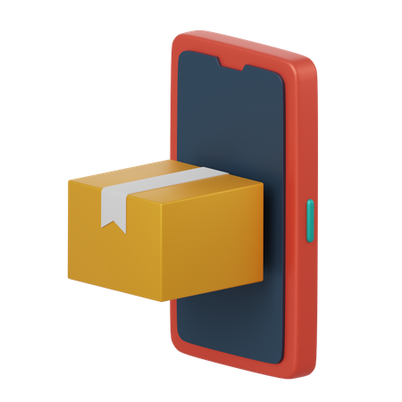 Online Delivery  3D Icon