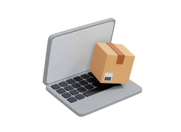 Online Delivery  3D Icon